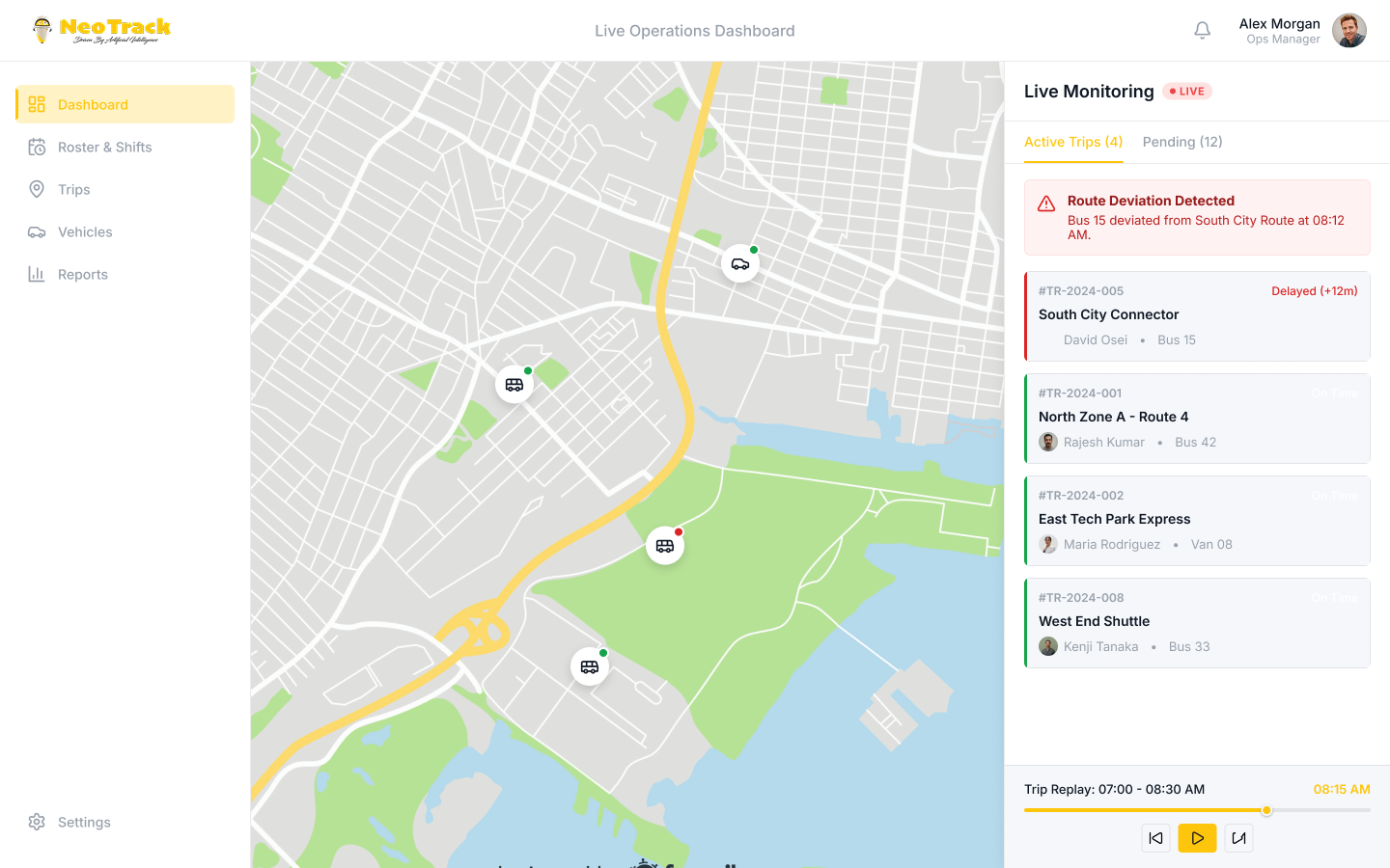 Bus GPS Tracker App| School Transportation Tracking System |Neotrack